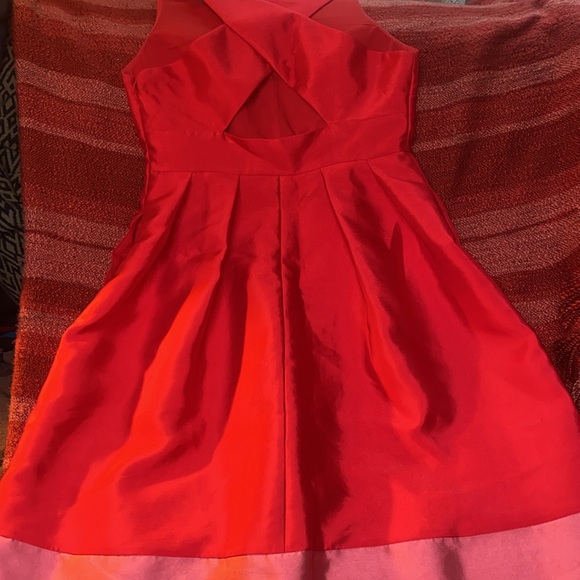 MAEVE SUNDRESS SZ 12 PINK RED COCKTAIL - Picture 4 of 5